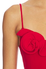 Floral Applique Midi Dress - thumbnail 7