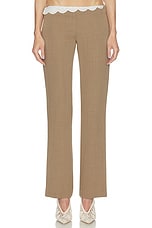 Scallop Waist Trouser - thumbnail 4