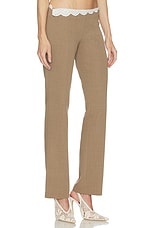 Scallop Waist Trouser - thumbnail 5