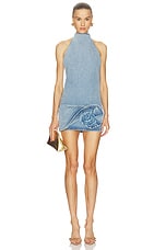 Denim Mini Dress - thumbnail 4