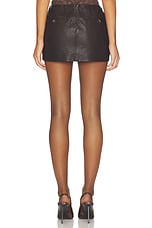 Leather Mini Skirt - thumbnail 7