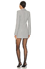 MAJORELLE Nadjha Blazer Dress in Black & White | REVOLVE