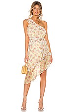 majorelle elaine midi dress