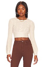 Majorelle - Metallic Rib Knit Crop