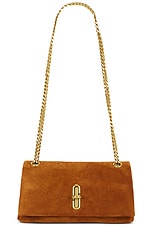 The Suede Dual Chain Mini Bag