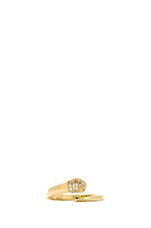 Product image of Melanie Auld Pave Tusk Ring. Click to view full details