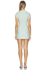Collared V-neck Mini Dress - thumbnail 6