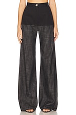 High-Waist Combo Pant