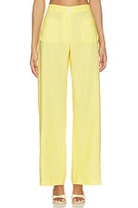 Pleated Barrel Button Pocket Pant - thumbnail 4