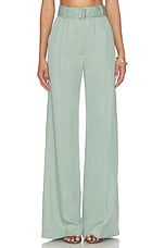 Belted Wide Leg Trouser - thumbnail 4