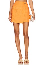 Cargo Wrap Mini Skirt