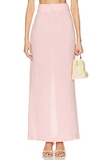 Belted Maxi Pencil Skirt
