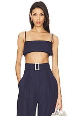 Structured Bandeau Crop Top