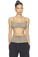 Bubble Bandeau Crop Top - thumbnail 4
