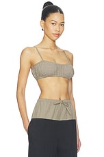 Bubble Bandeau Crop Top - thumbnail 5
