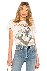 Product image of Madeworn Madonna Who's That Girl Glitter Tee. Click to view full details