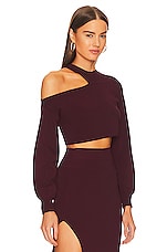 x REVOLVE Asym Cut Out Dolman Sweater - thumbnail 4