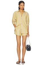 Pull On Shorts in Washed Poplin - thumbnail 8