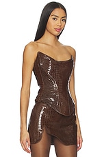 Nemesis Leather Corset Top - thumbnail 5