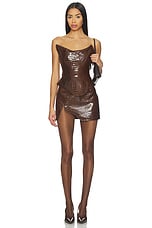 Nemesis Leather Corset Top - thumbnail 7
