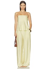Sana Strapless Linen Top - thumbnail 7