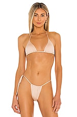 Product image of Monica Hansen Beachwear That 90's Vibe Bikini Top. Click to view full details