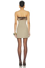 Faux Fur Trimmed Gumdrop Dress - thumbnail 6