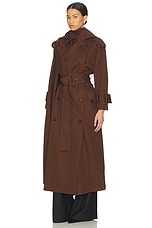 Hooded Scarf Trench Coat - thumbnail 7