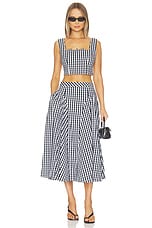 Robin Gingham Midi Skirt - thumbnail 8
