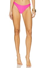 Margot Textured Chevron Bikini Bottom