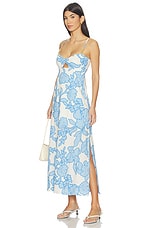 Alessia Twist Front Midi Dress - thumbnail 4