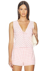 Sabina Gingham Top - thumbnail 4