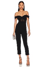 Product image of MISHA Colby Bonded Jumpsuit. Click to view full details