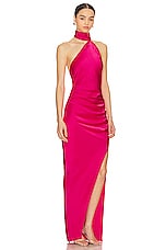 MISHA Emma Gown in Hot Raspberry | REVOLVE