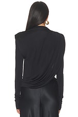 The Draped Sheen Jersey Top - thumbnail 7