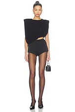 Liria Jersey Draped Top - thumbnail 8