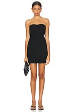 Michael Lauren Krueger Sweetheart Tube Dress in Black | REVOLVE