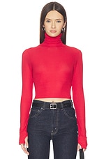 Cormac Turtleneck Crop Top - thumbnail 4