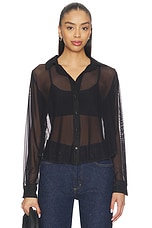 Alameda Mesh Long Sleeve Button Up - thumbnail 4