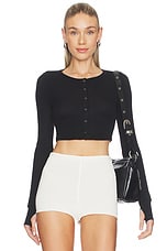 Yosef Snap Front Crop Top - thumbnail 4