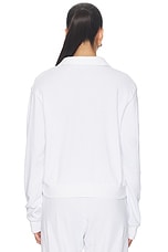 Kyson Drop Shoulder Crop Polo - thumbnail 6