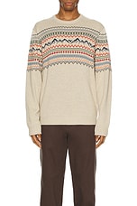 Oatmeal Fair Isle Sweater