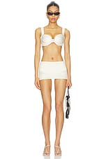 x Elsa Hosk Ruched Micro Skirt - thumbnail 8