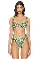 Tori Ties Bandeau Bikini Top