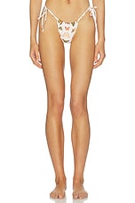 Brasil Scrunch Side Tie Bikini Bottom - thumbnail 4