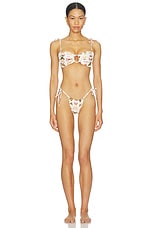 Tori Ties Bandeau Bikini Top - thumbnail 7