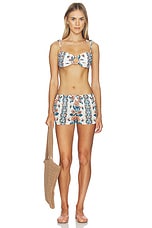 Tori Ties Bandeau Bikini Top - thumbnail 7