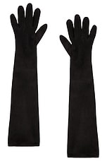 Long Velvet Gloves