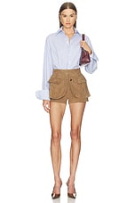 Deconstructed Suede Short - thumbnail 8
