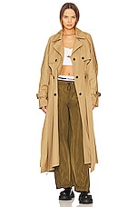 Product image of Monse Back Cut Out Trench Coat. Click to view full details